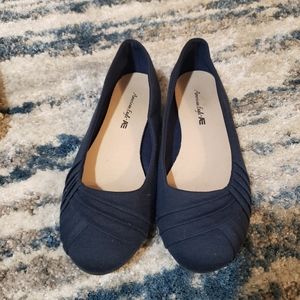 Blue flats